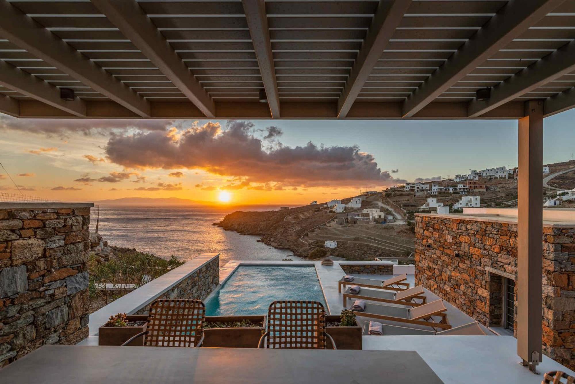 Phos Villas Tinos Agios Romanos Bagian luar foto