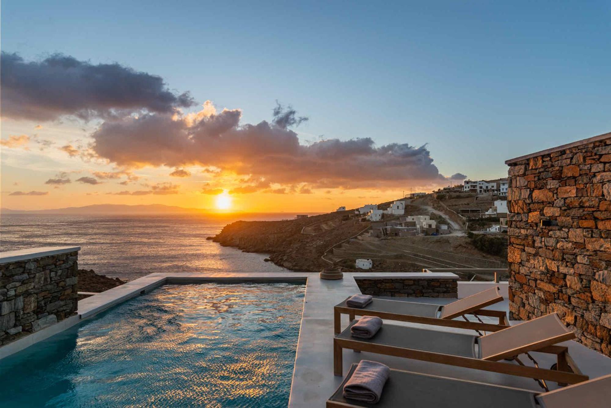 Phos Villas Tinos Agios Romanos Bagian luar foto