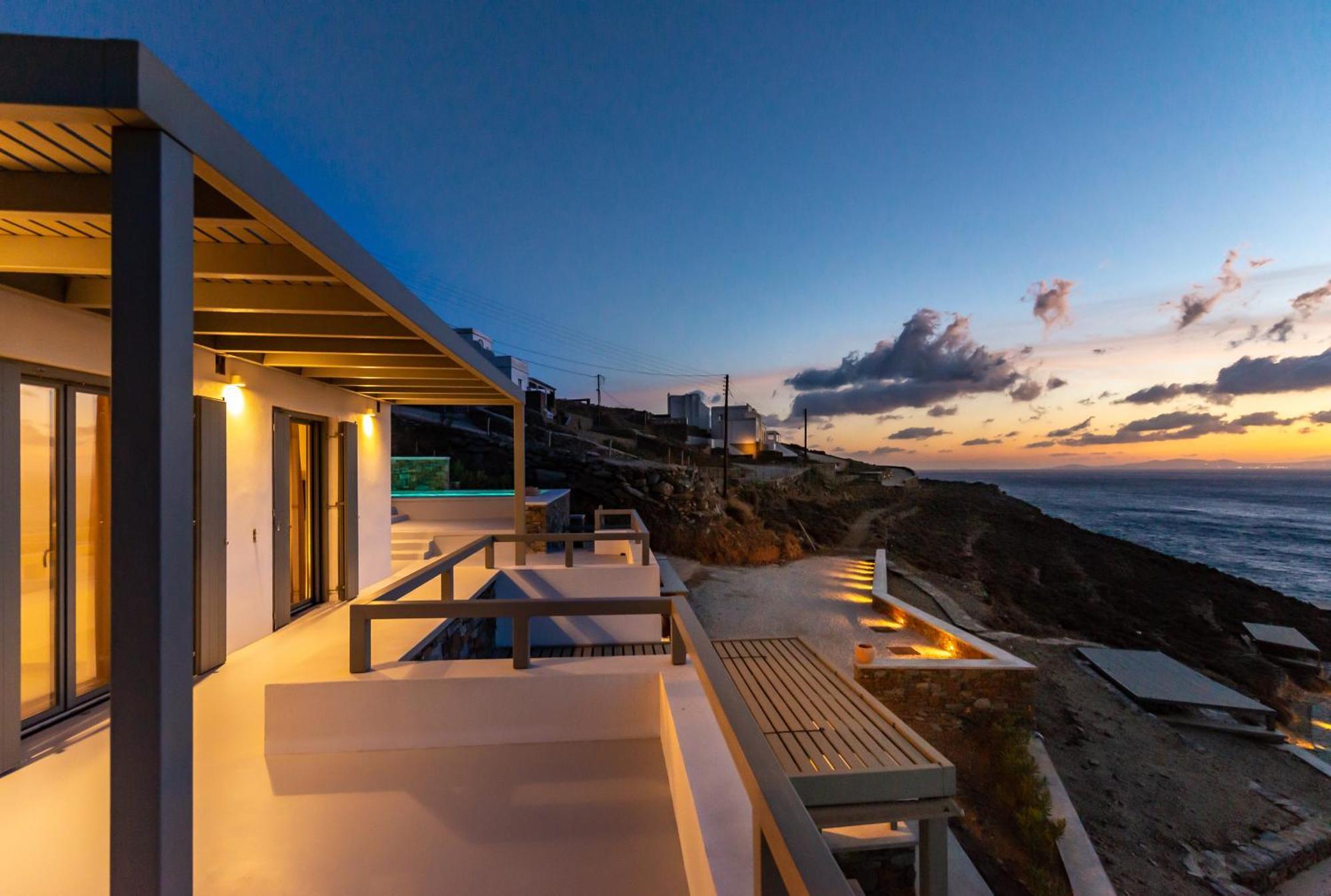 Phos Villas Tinos Agios Romanos Bagian luar foto
