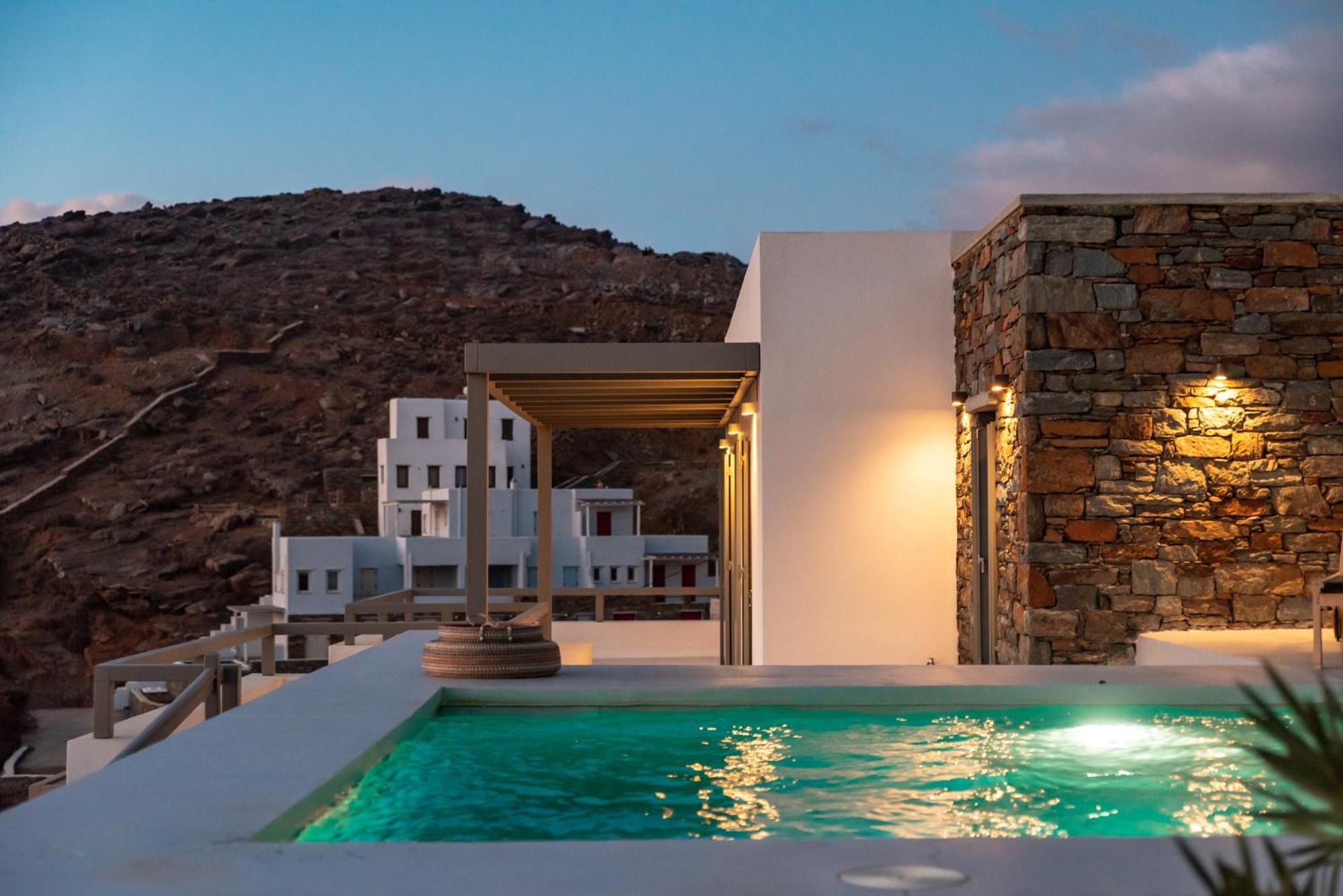 Phos Villas Tinos Agios Romanos Bagian luar foto