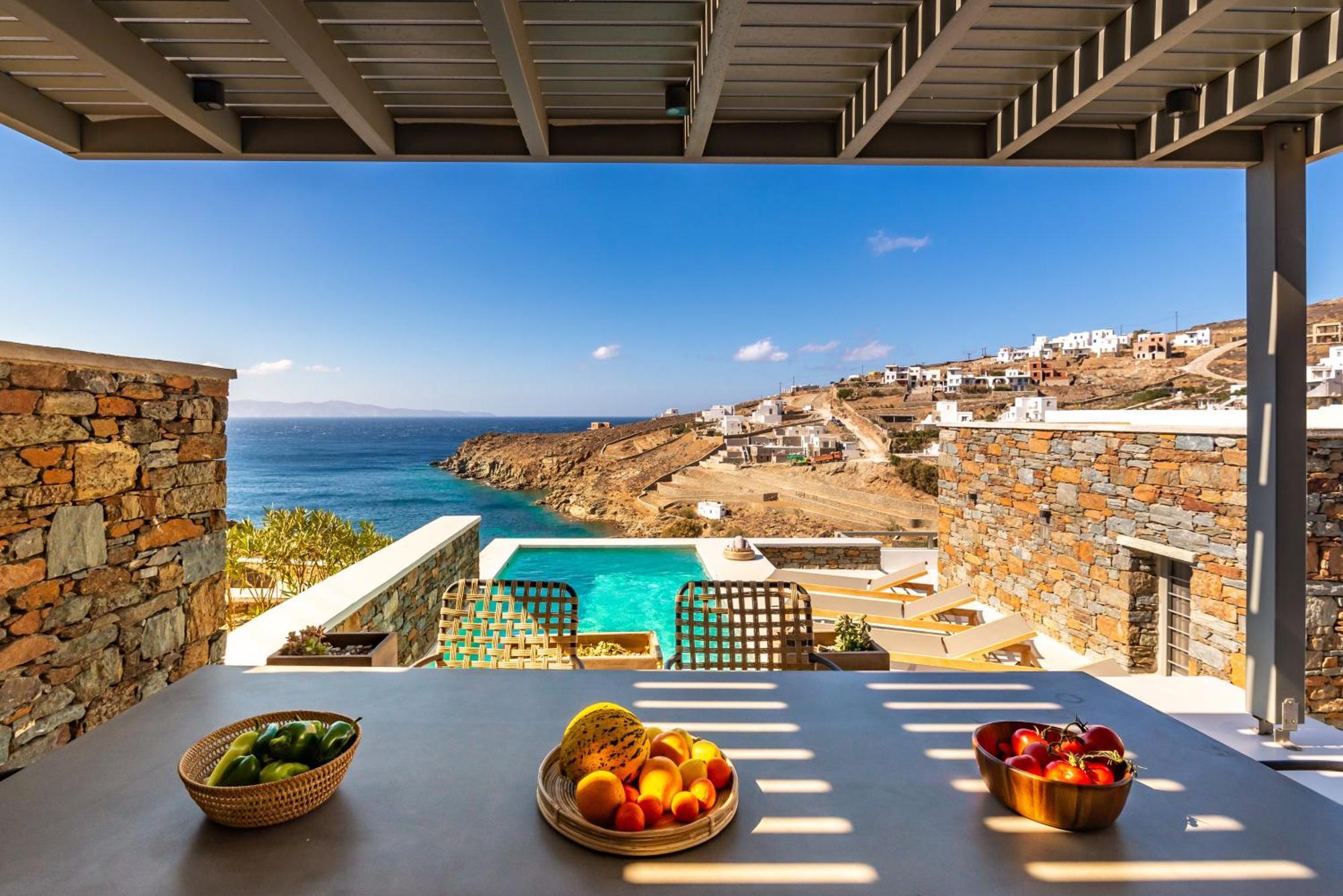Phos Villas Tinos Agios Romanos Bagian luar foto